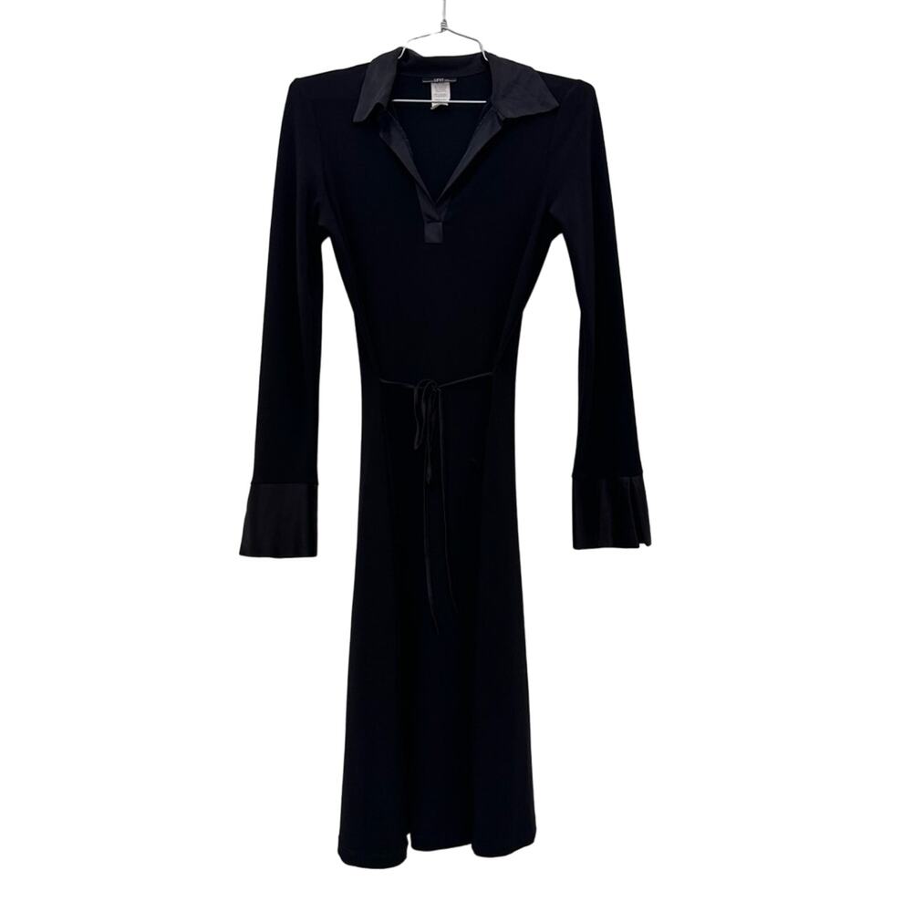 Vintage dress with satin details
